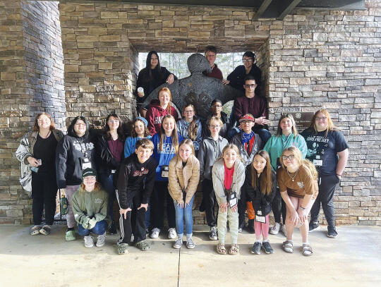 Pictured are (l-r) front row – squatting Abby Hicks, Roy Carter, Cali Sellers, Hayden Isler, Peyton D’Aurio, Ella Grace Jacobs. Standing row two is Kaley Bartolotta, Briley Harris, Paige Folette, Addison Folette, Emilee Robins, Lyla McCullers, Damian Gomez, Kaylen Walley, Katilyn Henderson...